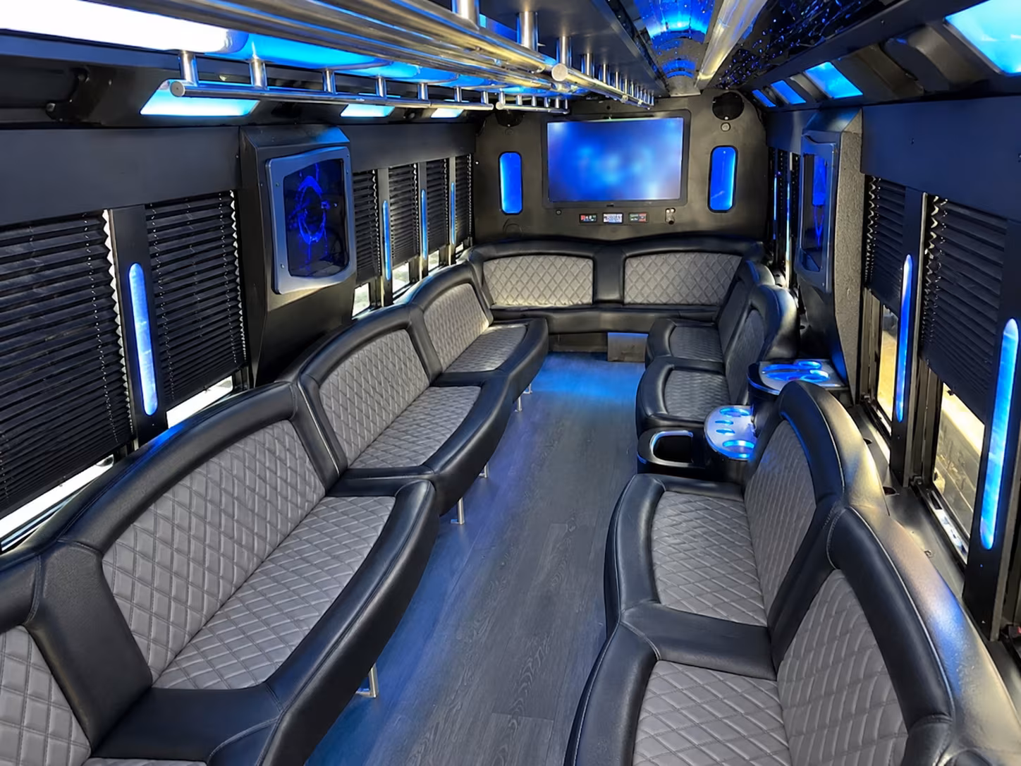 choose a party bus for the bridal party ride through sunrise and beyond
