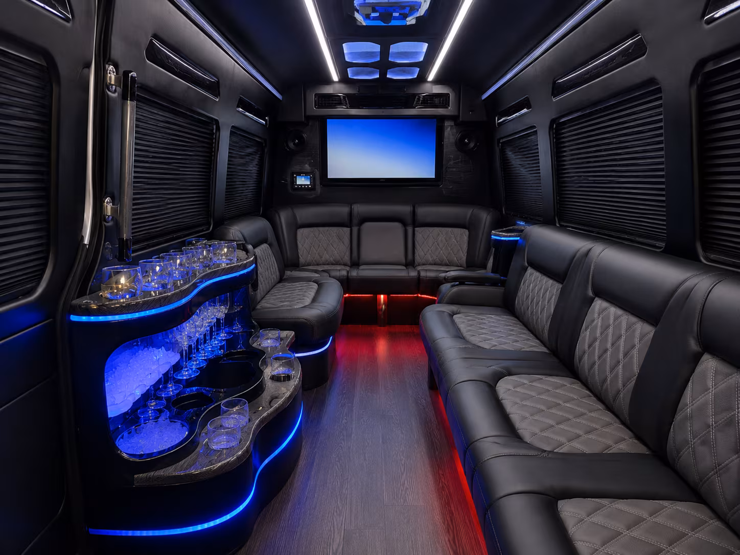 sunrise airport transportation onboard seating