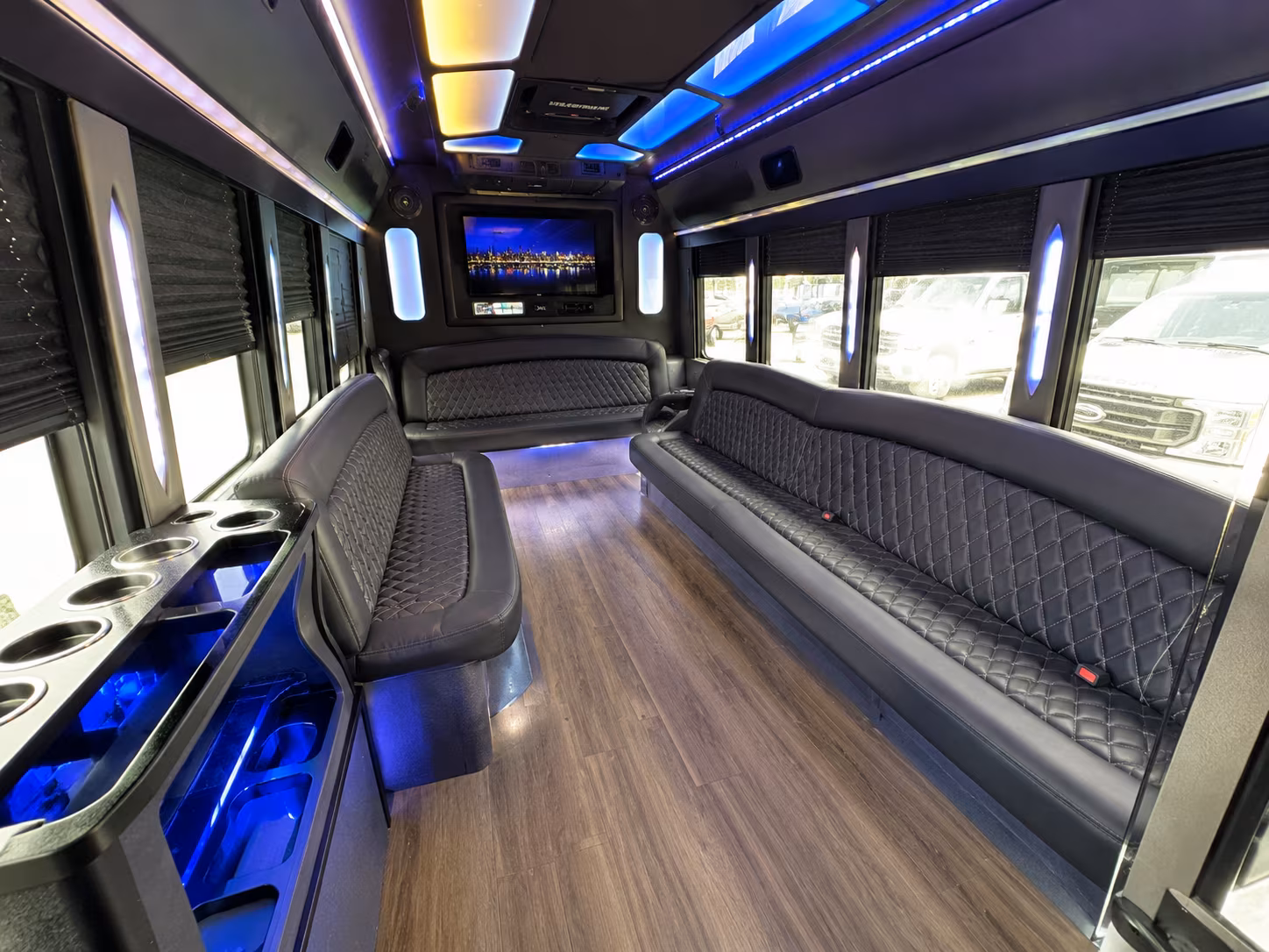 why a party bus makes the perfect pregame for panthers fans in sunrise